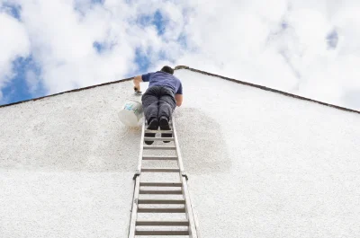 Peinture extérieure aux Fougerêts — façades et ravalement